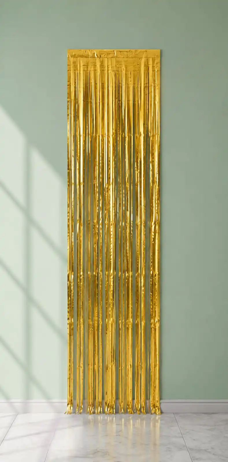Golden frill Curtains